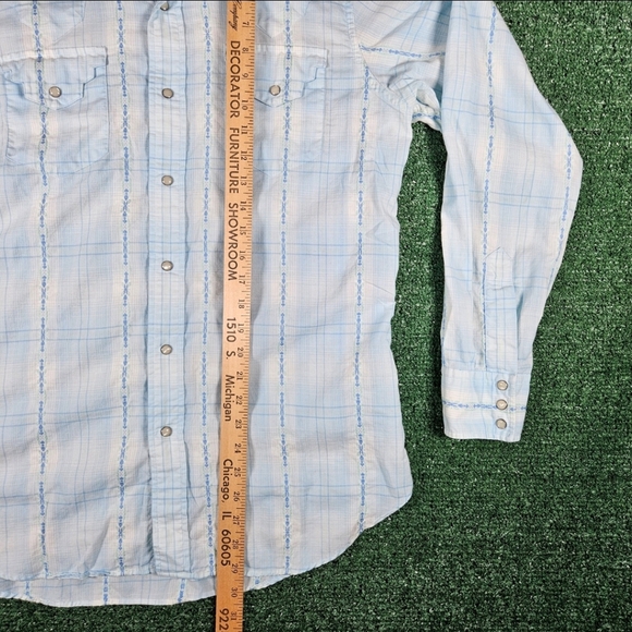 Vintage Polo By Ralph Lauren Pearl Snap Western Shirt / Mens Size Medium - Picture 4 of 9